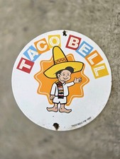 VINTAGE 1962 TACO BELL PORCELAIN SIGN 10