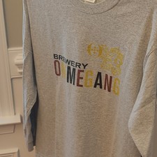 Gildan Ultra Cotton Brewery Ommegang Gray Long Sleeve Shirt Size M picture