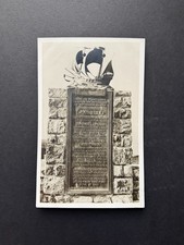 Vintage RPPC - Point Loma Plaque - Antique Postcard Silver Gelatin Unused picture