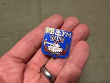 WWII FREE FRENCH FRANCE LIBRE MARINE ARMORED BREAST BADGE picture