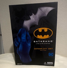 DC Batman Batarang 1:1 Life-Size Statue Gotham City Grit Edition picture