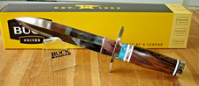 SUPERB JOE HOUSER CUSTOM BUCK KNIFE 976 DAGGER IRONWOOD HANDLE 420HC BLADE USA picture