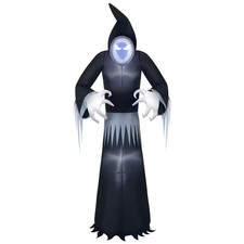 8Ft Infinity Mirror Reaper Halloween Inflatable picture