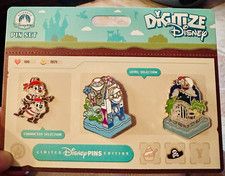 2026 Digitize Disney Chip & Dale 3 Pin set Pirates Small World LE 3000 Pin picture