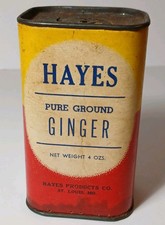 1940s Rare Antique Vintage Hayes SPICE TIN Vintage St. Louis Missouri Spice Tin picture