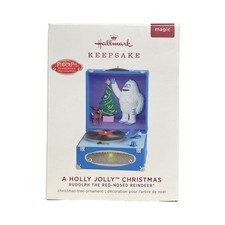2019 Hallmark A Holly Jolly Christmas Ornament - Rudolph The Red-Nosed Reindeer picture