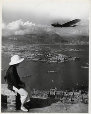 China General view of Hong Kong Harbor Historic Old Photo picture