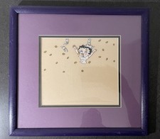 Framed Betty Boop Money Coins Production Hand Painted Cel 1977 Gallery Lainzberg picture