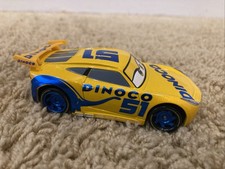 DINOCO 51 CRUZ RAMIREZ DISNEY PIXAR CARS YELLOW DIE-CAST PULL BACK TOY CAR picture