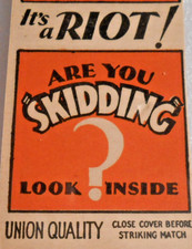 1928 SKIDDING - Andy Hardy - BAYES THEATRE NY RARE-SALESMAN'S SAMPLE. Near Mint+ picture