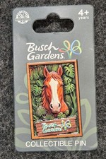 New Busch Gardens Clydesdale Horse Collectible Pin picture