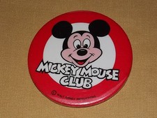 VINTAGE WALT DISNEY MICKEY MOUSE CLUB  PIN BACK BUTTON picture