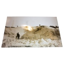 1938 Whitehall MI Iceburgs Lake Michigan Winter Shore RPPC picture