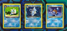 Pokemon DARK BLASTOISE Holo꩜, Dark Wartortle & SquirtleⓇ | 2000 Team Rocket picture