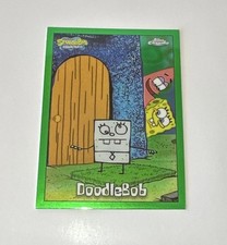 2025 Topps Chrome SpongeBob DoodleBob Kelp Green Refractor #2 picture