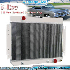 Fits Chevy 63-68 Chevelle Bel Air Impala Caprice Biscayne Aluminum Radiator 3Row picture