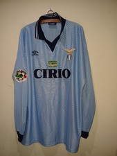LAZIO RARE MATCH WORN SHIRT JERSEY WORN UMBRO CIRIO OKON picture