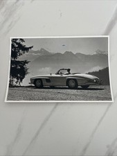 Original period photo photo press factory photo Mercedes Benz 300SL Switzerland Alps 1962 picture