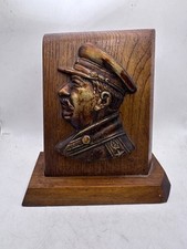 1950's Original Russian Soviet Joseph Stalin Portrait Metal Plaque USSR Vintage picture
