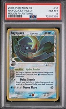 Pokemon EX Holon Phantoms Holo Rayquaza delta species 16/110 PSA 8 picture