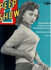 (B) PEEP SHOW Men's Magazine #12 Classic Cheesecake Models, 1953 Winnie Garrett picture