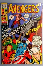Avengers #80 FN- 1st Appearance and Origin of Red Wolf Marvel picture