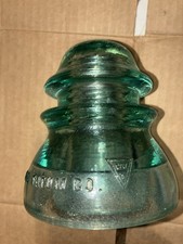 Antique Whitehall Tatum Co. No 1 Aqua Insulator picture