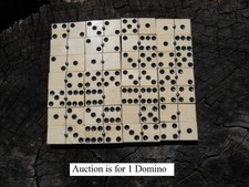 Old Rare Vintage Antique Civil War Relic Domino Game Piece Extremely Rare  picture