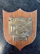 USS Hunley AS-31 Navy Brass Plaque on Wood picture