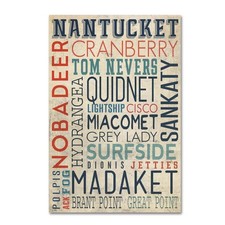 Trademark Fine Art Destination 4 by Lantern Press, 16x24-Inch-Inch picture