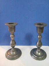 House Of Morgan Pair Miniature Pewter 4.5