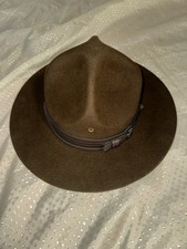 Vintage Boy Scouts of America Campaign Leaders Camp Felt Hat size 7 5/8 Style501 picture