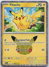 Pikachu 037/128 Holo Pikachu Rare ME: 30th Celebration Pokemon Near Mint picture