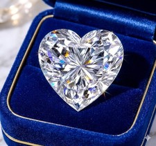 Lab Grown CVD Diamond 5 Ct Natural Heart Cut D Color VVS1 Loose Stone Certified picture