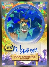 2025 Topps Chrome SpongeBob Sapphire Doug Lawrence as Plankton Auto #SA-P picture