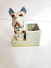 VT. ART DECO ADORABLE DOG TOOTH PICK HOLDER  picture