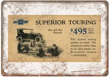 Vintage 1924 Chevrolet Auto Ad Retro Look Reproduction Metal Sign AM912 picture