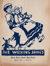 1946 Mount Vernon Junior High Los Angeles CA Play Program Wedding Shoes Mason picture