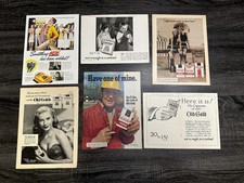 Lot of 38 Vintage Old Gold Cigarette Print Ads Magazine & Theater Advertising picture