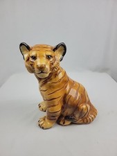 Mid-20th Century Marwal Cast Resin Tiger Cub Sculpture picture