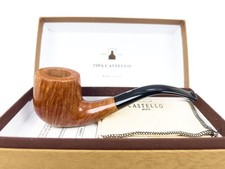 Castello Collection KKK Bent Billiard Unsmoked Pipe - Italy Box Sock Paper picture