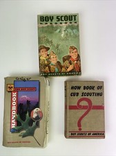 VTG Boy Scouts & Book Of Cub Scouting 1951, 1965, 1998 First Printings Preowned picture