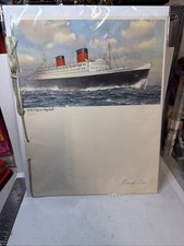 MBH64 Cunard Gala Dinner Menu Sept. 22, 1956  RMS 