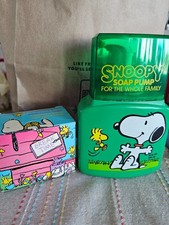 Vintage Peanuts Snoopy Hand Soap Pump Dispenser Green NEW Still Full 1960’s USA picture