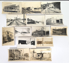 Berkshire Street Railway Photo Lot 14 Trolley RPPC Pittsfield MA 1902-1933 picture