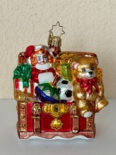 Rare & Unique Christopher Radko Toy Chest Ornament – Excellent Condition picture