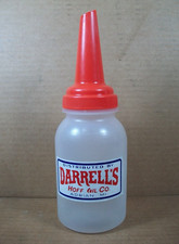 Vintage Darrell's Hoff Oil Co. ~ Adrian, MI ~ Oil Bottle ~ 11.5