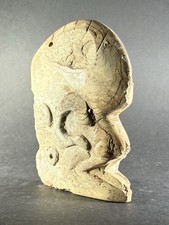 ANCIENT PRE COLUMBIAN STONE CARVED SERPENT PROFILE HEAD, OLMEC-MAYA CA 400BCE picture