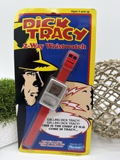 Vintage Dick Tracy 2-Way Wristwatch Playmates 5771 Carded Disney 1990 picture