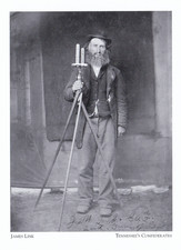 Civil War Confederate Soldier James M. Link 1860's Tennessee Postcard 2011 picture